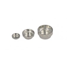 Круглая алюминиевая чашка (диаметр 15 мм, 0.8мл, 100 шт./уп) AX-ROUND-PAN-L