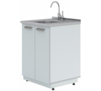 Мойка лабораторная ЛК-600 СМС (1 раковина, 1 смеситель)