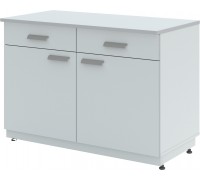 Стол-тумба лабораторный с дверками ЛК-1200 СЛ-Т (С ЯЩИКОМ)