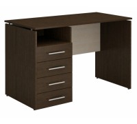 Стол прямой с четырьмя ящиками